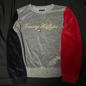 Tommy Hilfiger velvet crewneck